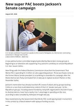 New super PAC boosts Jackson’s Senate campaign