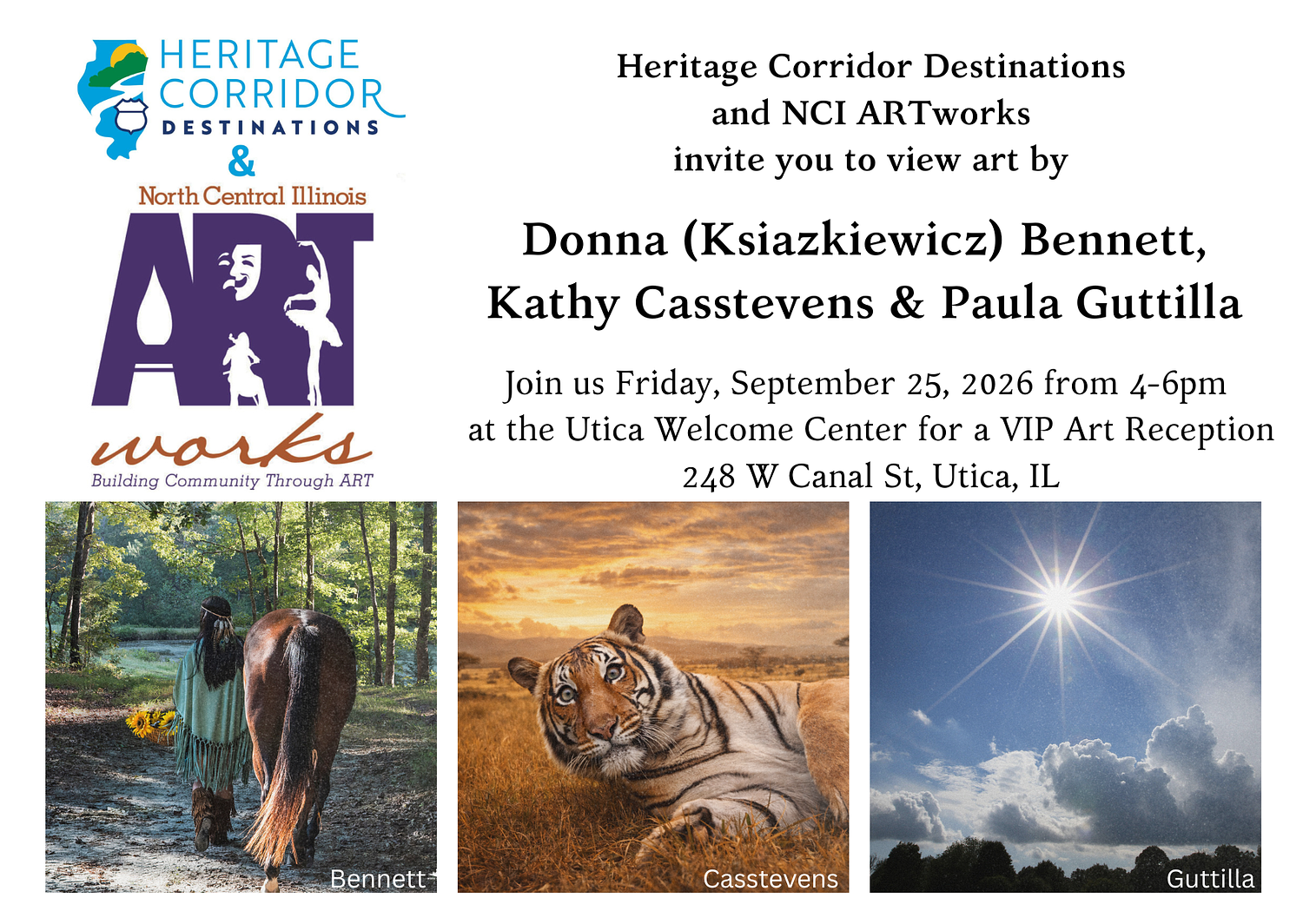 Works of 3 local artists to be exhibited Friday in Utica