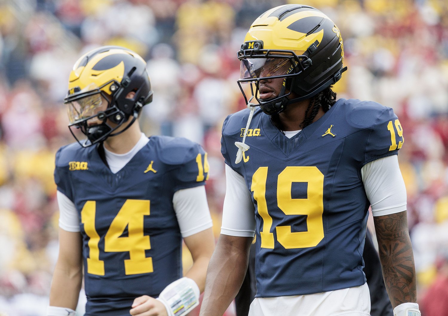 Kyle Whittingham not ready to reveal Michigan’s starting QB vs. Indiana