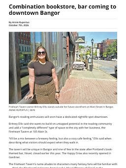 Combination bookstore, bar coming to downtown Bangor
