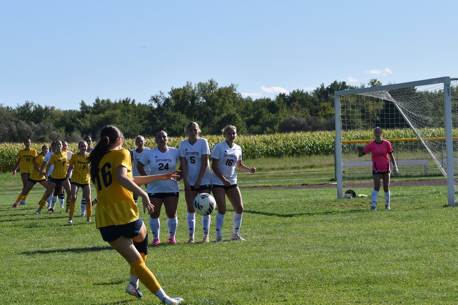 H.S. Roundup: Hopkins girls soccer completes second-half comeback to stun  Easthampton, 5-4