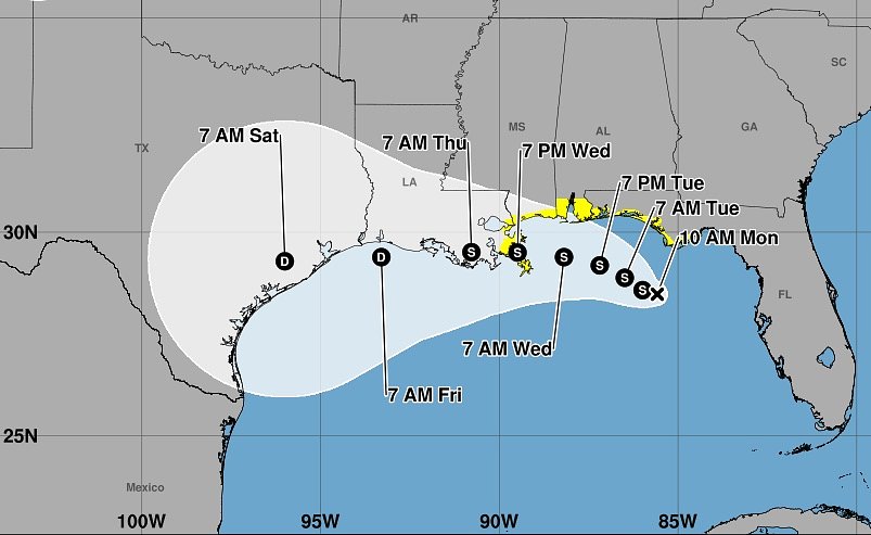 Louisiana put on alert ahead of likely Tropical Storm Bertha