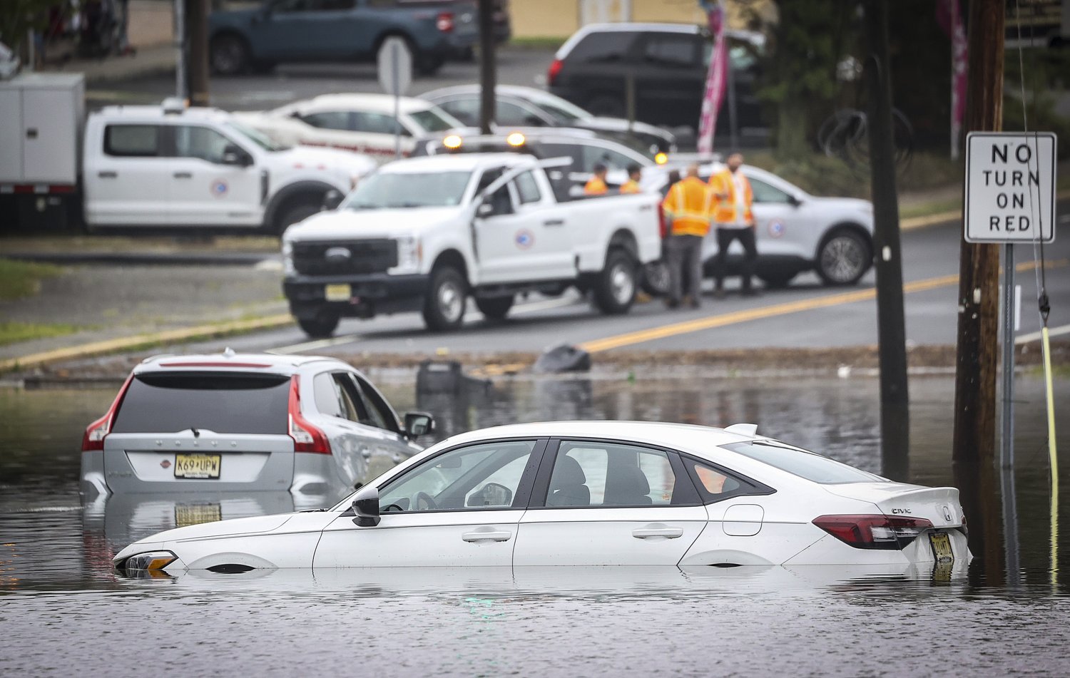 Flooded roads, cars stuck in water in N.J. as ‘life-threatening’ thunderstorms drop heavy rain