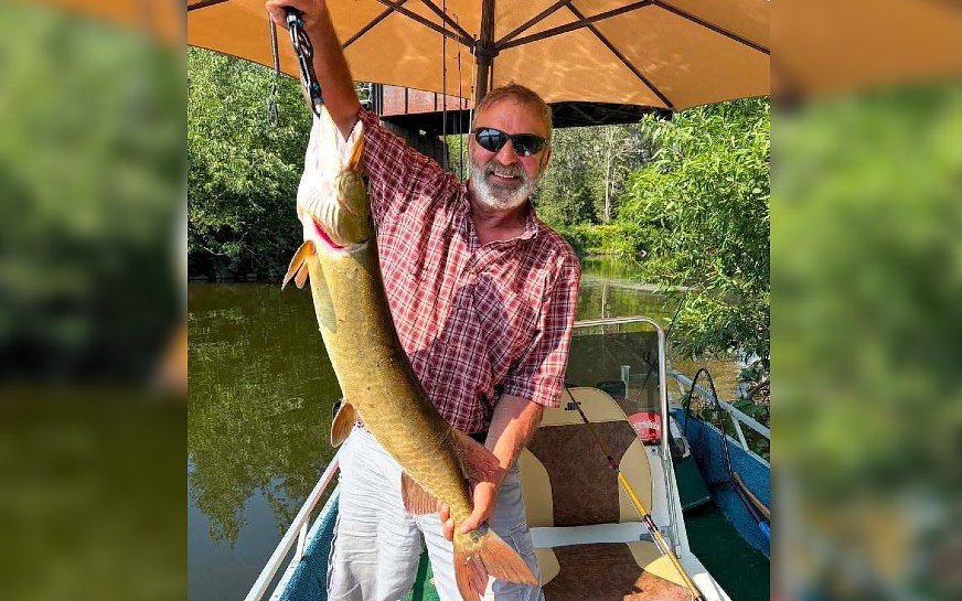 The biggest fish caught at the Fort Kent muskie derby
