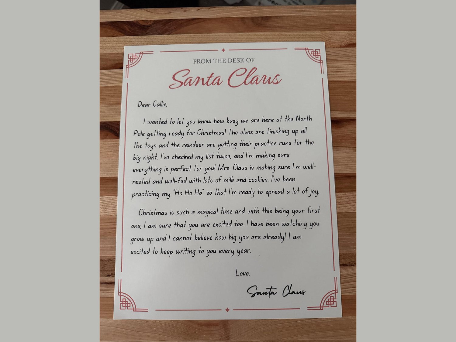 Alabama couple keeps Christmas magic alive with free, personalized letters from Santa