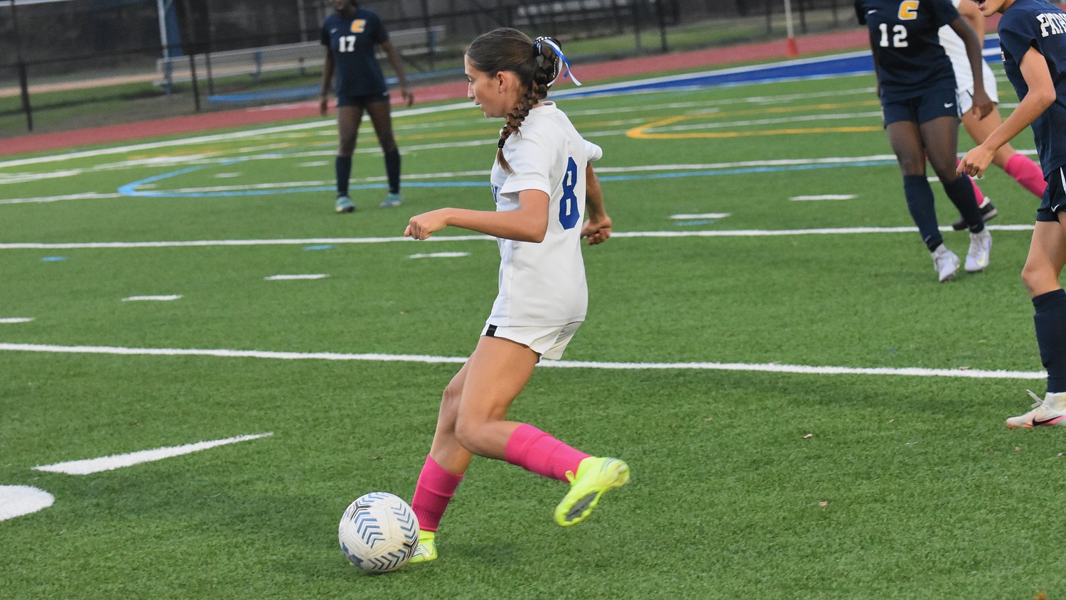 Sophomore hits 60 goals with 2nd hat trick this week as girls soccer team extends streak