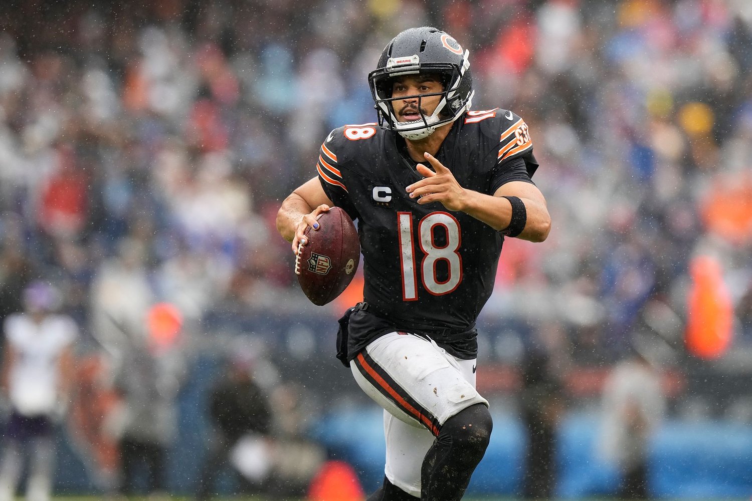 Bears QB Caleb Williams misses third straight game with hamstring injury