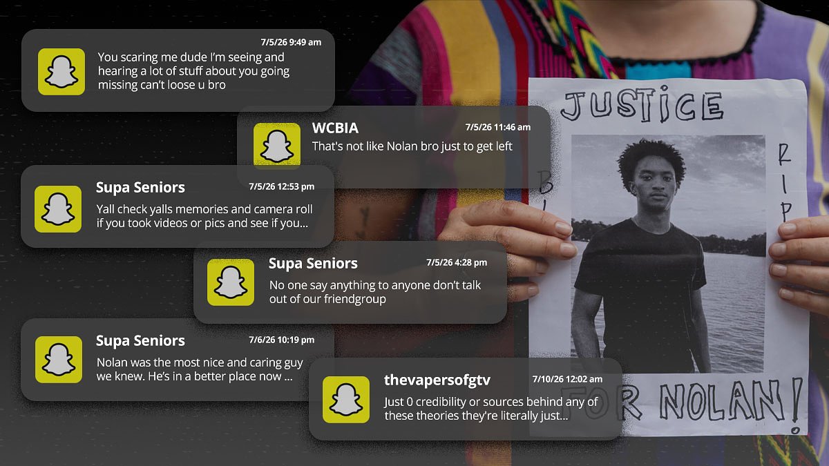 Friends’ Snapchat messages surged with worries about Nolan Wells
