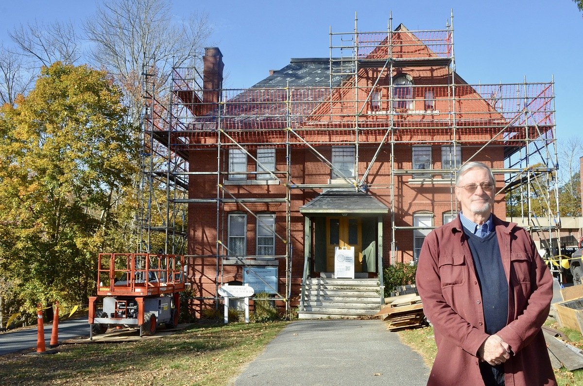 Former historic Ellsworth jail gets a new roof amid yearslong rehab