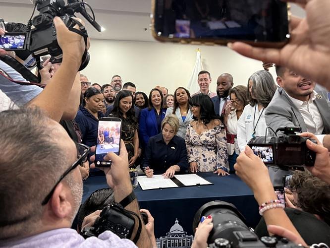 Gov. Maura Healey signs PROTECT Act to expand immigrant protections