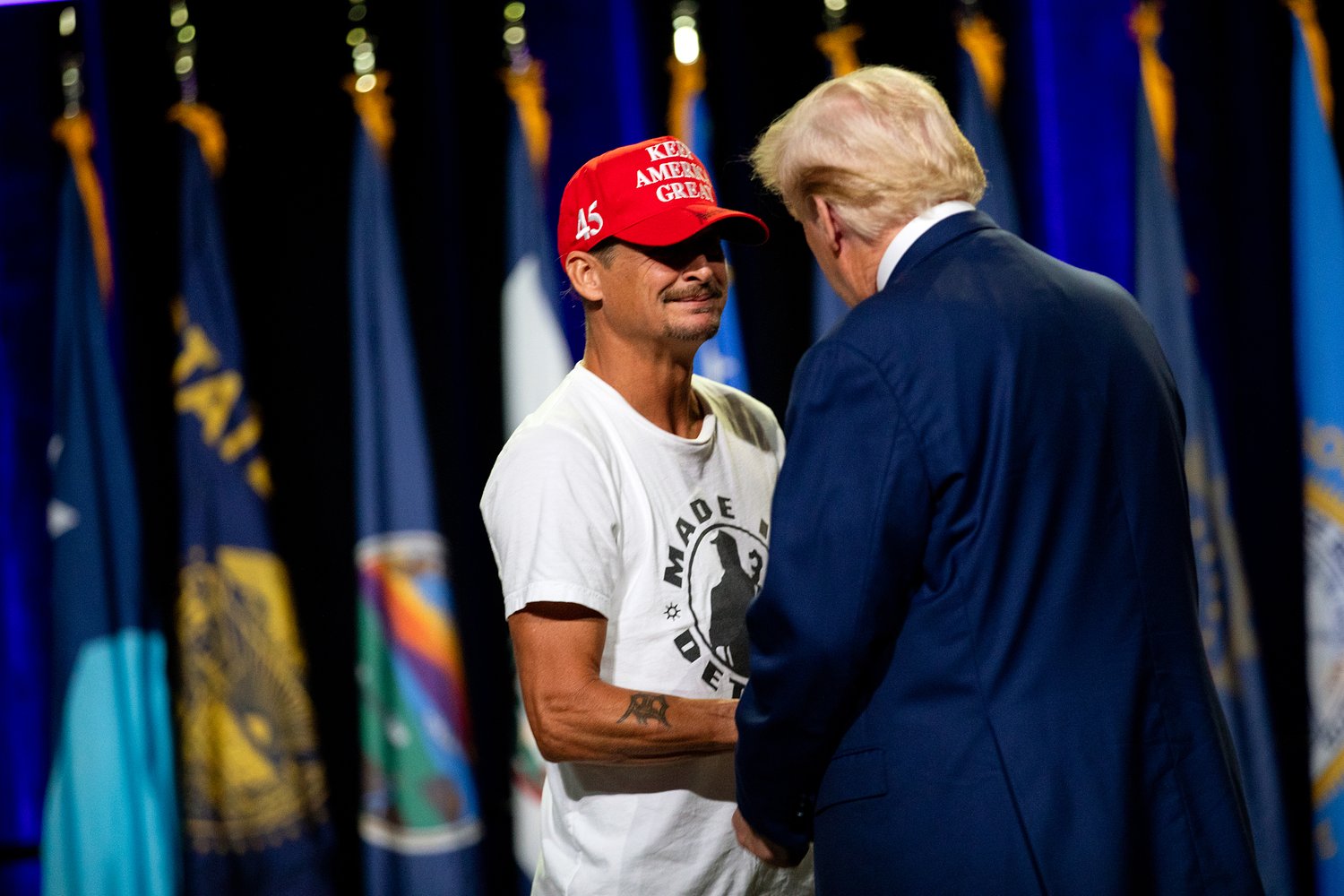 Rock singer on Trump friendship: ‘A front-row seat to the greatest s--- show’