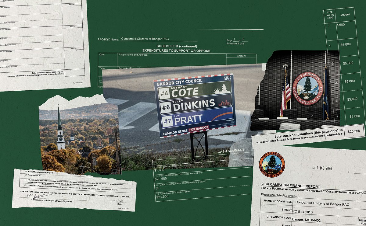 A group has spent $15K to influence the Bangor City Council election