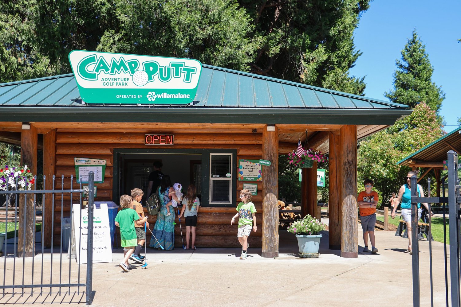 Help fight hunger and play a free round of mini-golf at Camp Putt