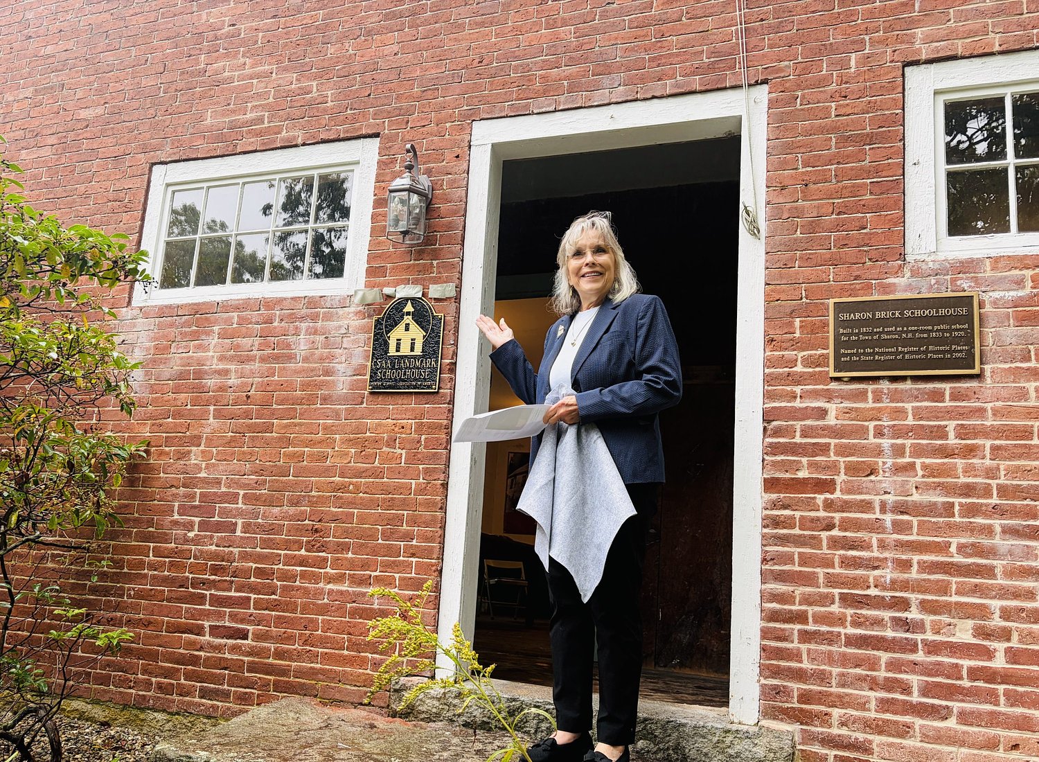 Sharon's Brick Schoolhouse named a landmark in national registry