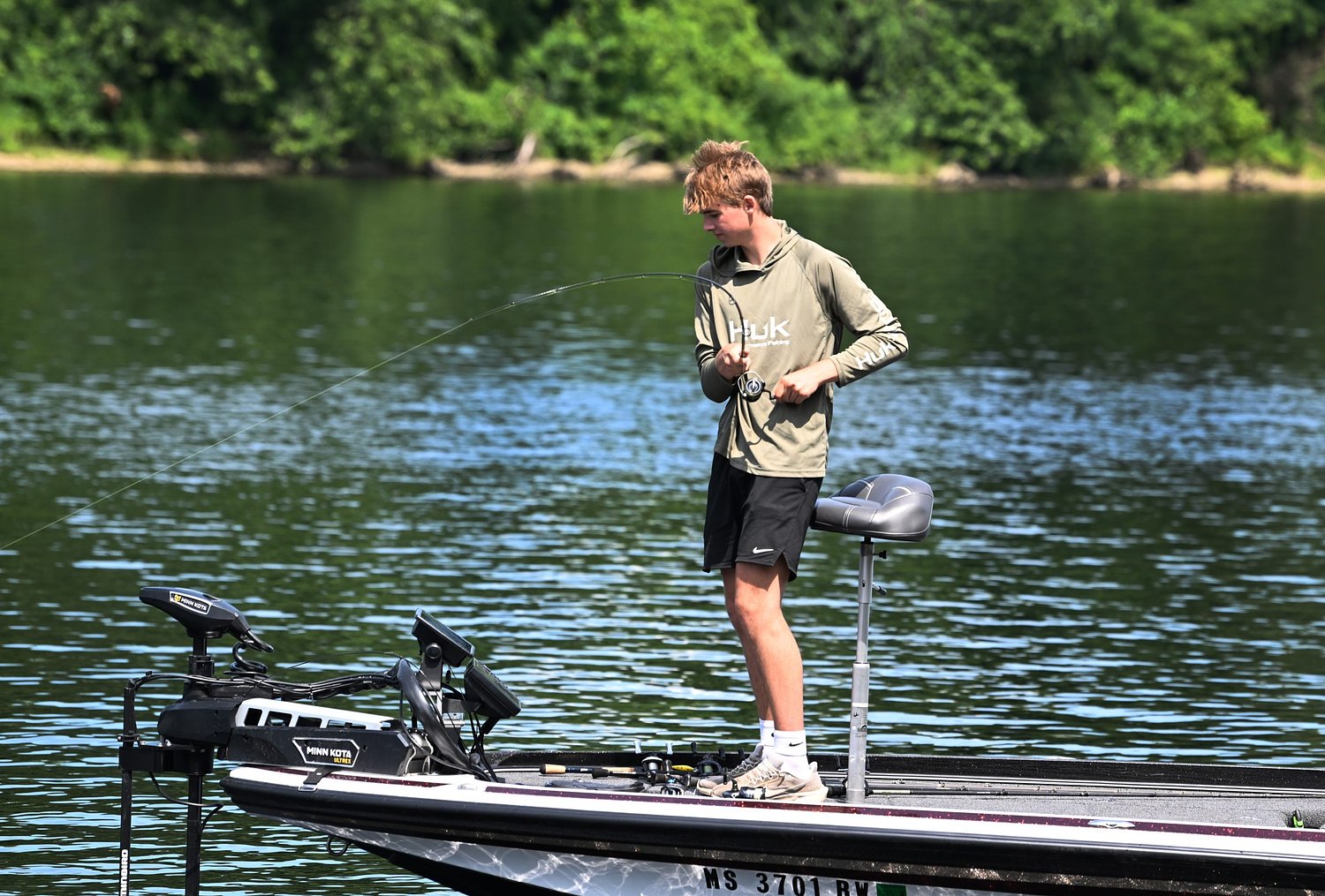Holding the line: Greenfield's Ben Johnston looks to fishing for solace and competition