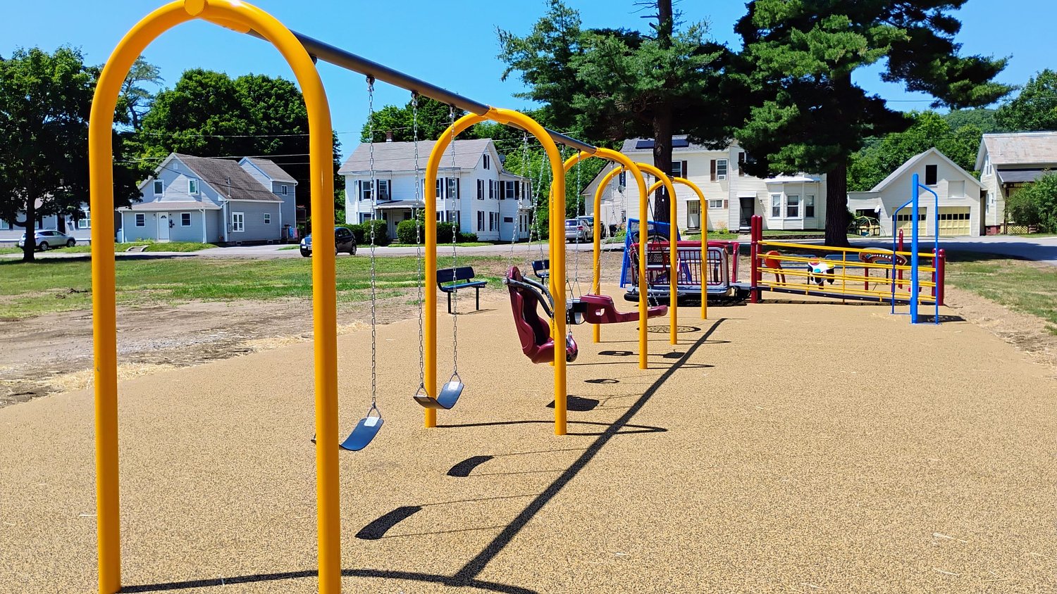 Playground at Fish Park in Athol nears completion