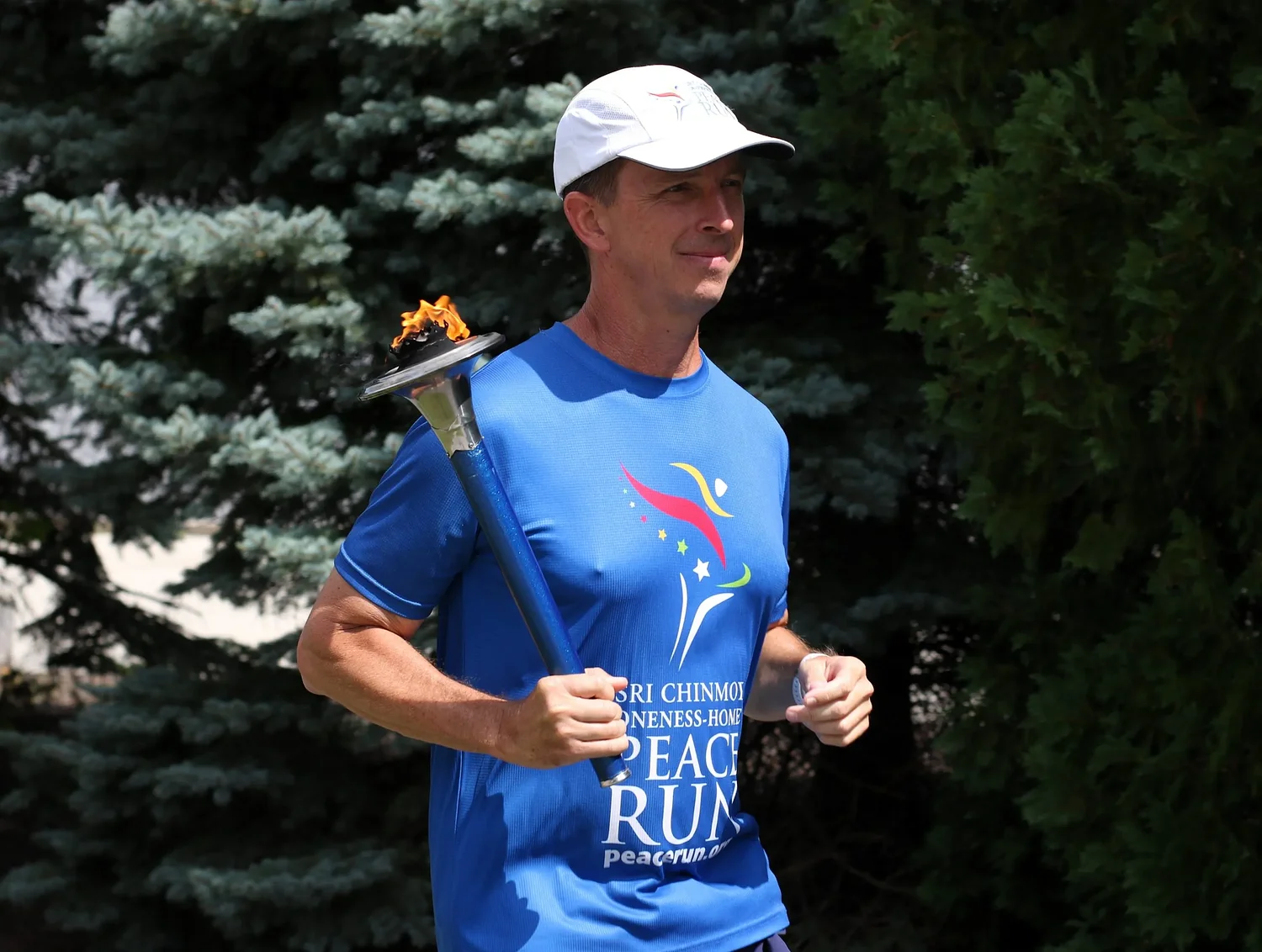 Peace runners pass through Concord as part of 10,000-mile national tour