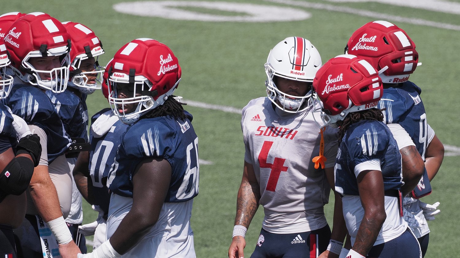 South Alabama offense gets off to fast start in first scrimmage, defense battles back