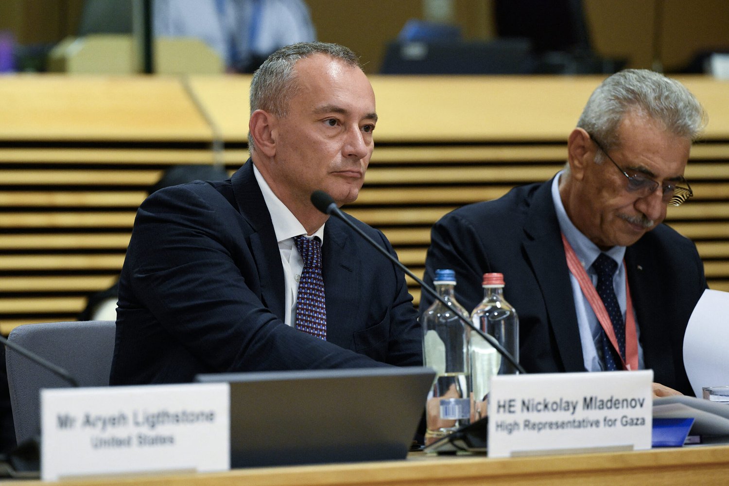 Mladenov, Lightstone meet with Middle East rabbis in Brussels