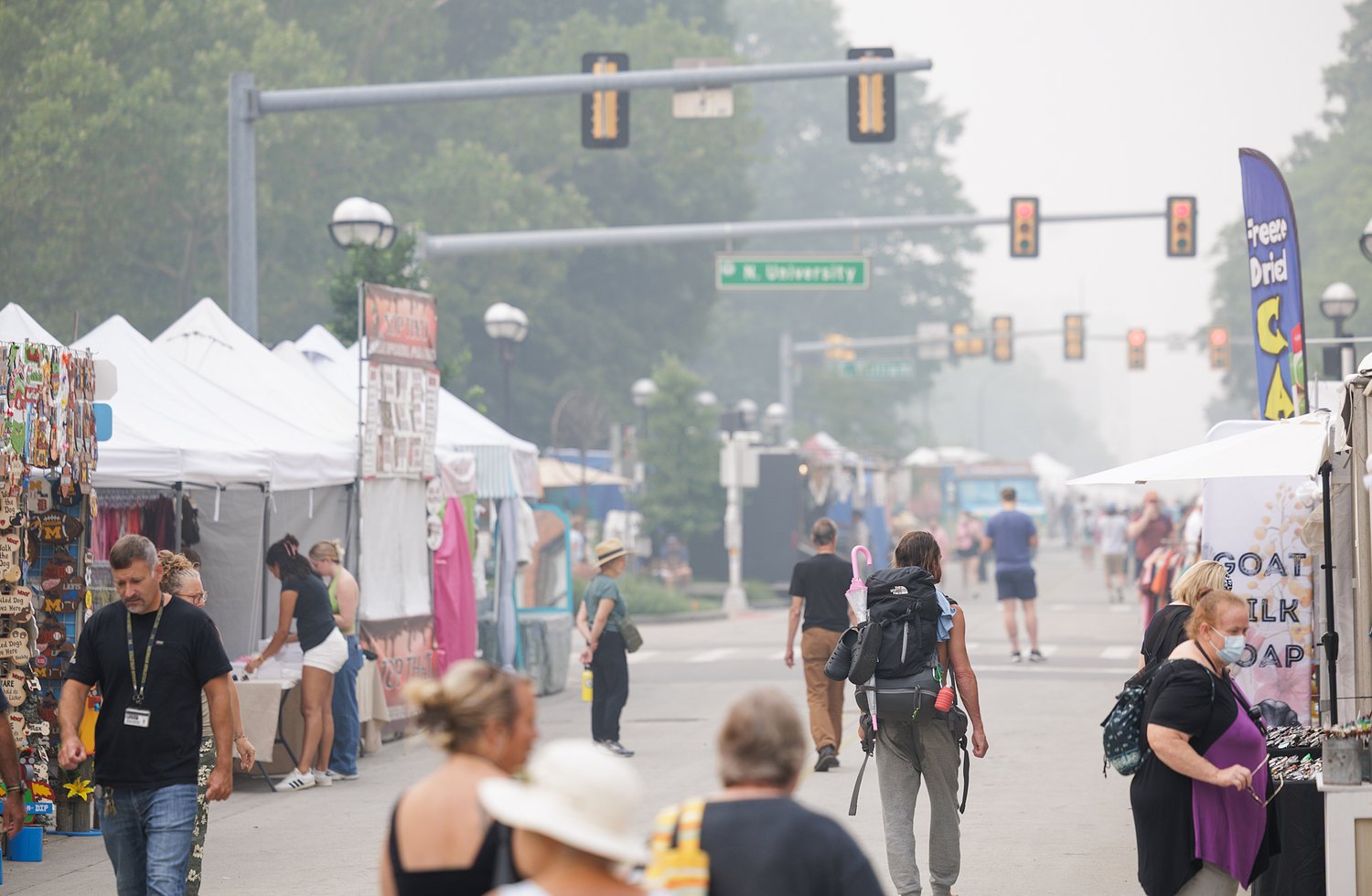Ann Arbor Art Fair to ‘soft close’ booths amid hazardous air levels