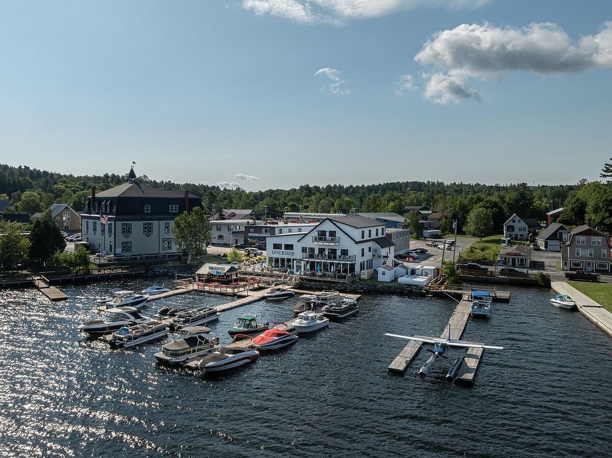 This $3M Greenville luxury property comes with apartments, a restaurant and marina