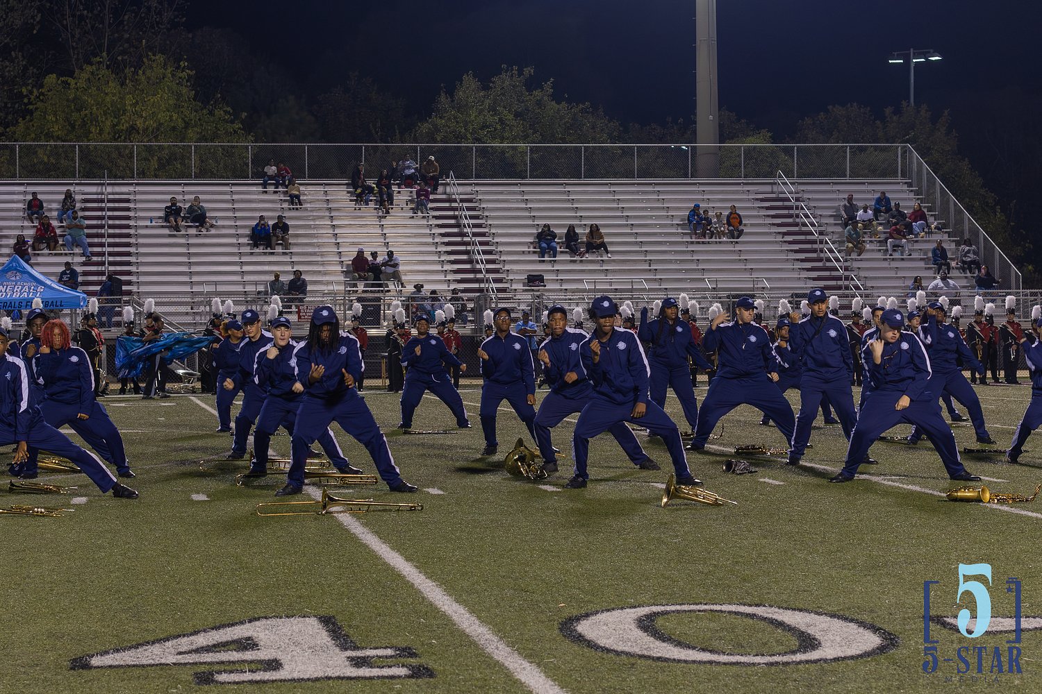 From 40 members to 140-plus, ‘explosive’ Lee High School 5-Star Marching Machine brings the heat