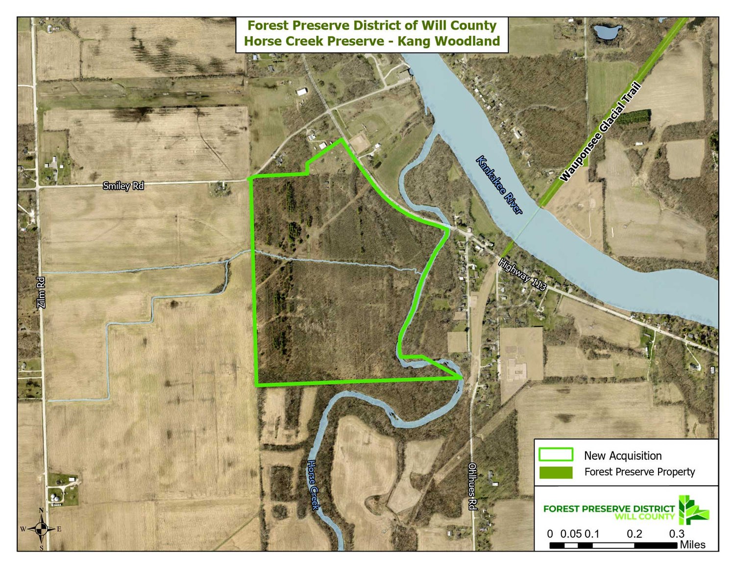 Will County Forest District buys 126 acres to establish Horse Creek Preserve