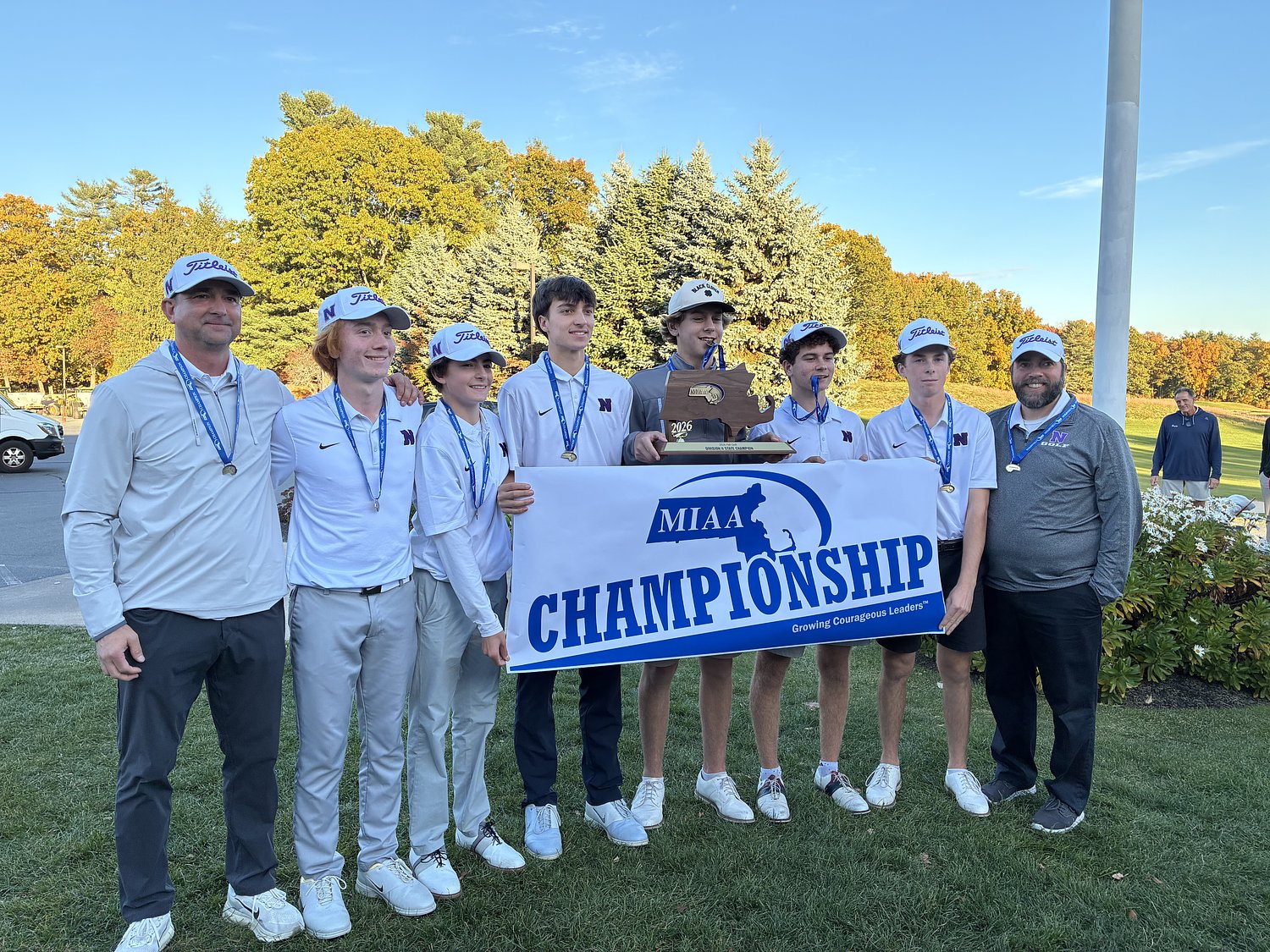 Norton boys golf team, Wakefield’s Patrick Maloney crowned D-II state champs in thrilling fashion