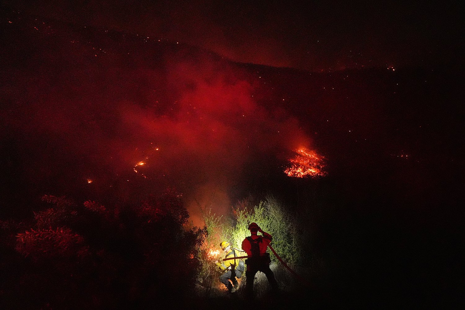 Fires erupt in California amid strong winds; Newsom declares state of emergency