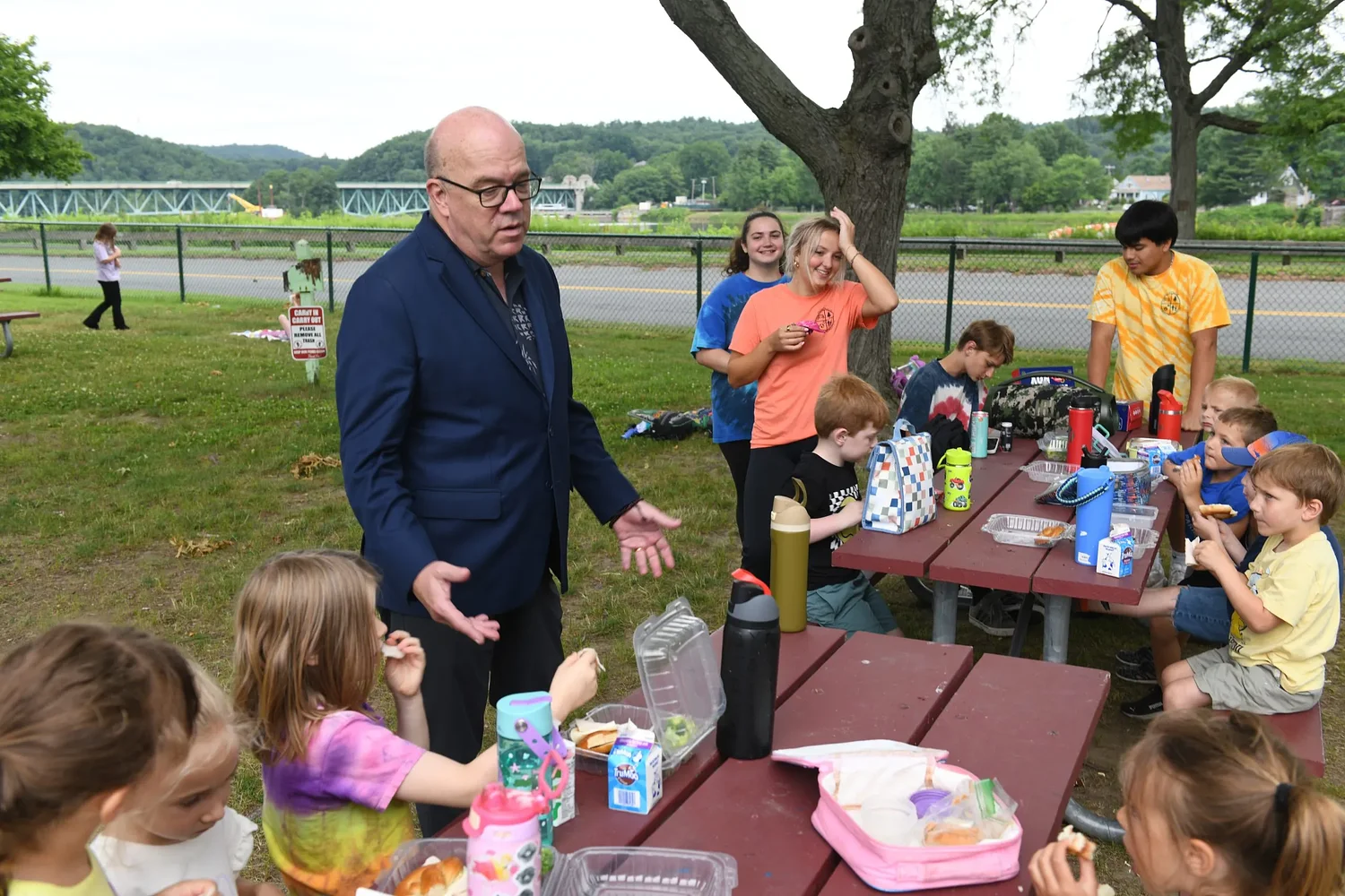 Ensuring a healthy start: Congressman visits Turners Falls as summer meals program gets underway