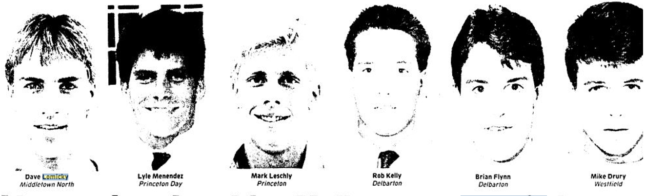 1986 All-State boys tennis and top postseason honors: HS historical project