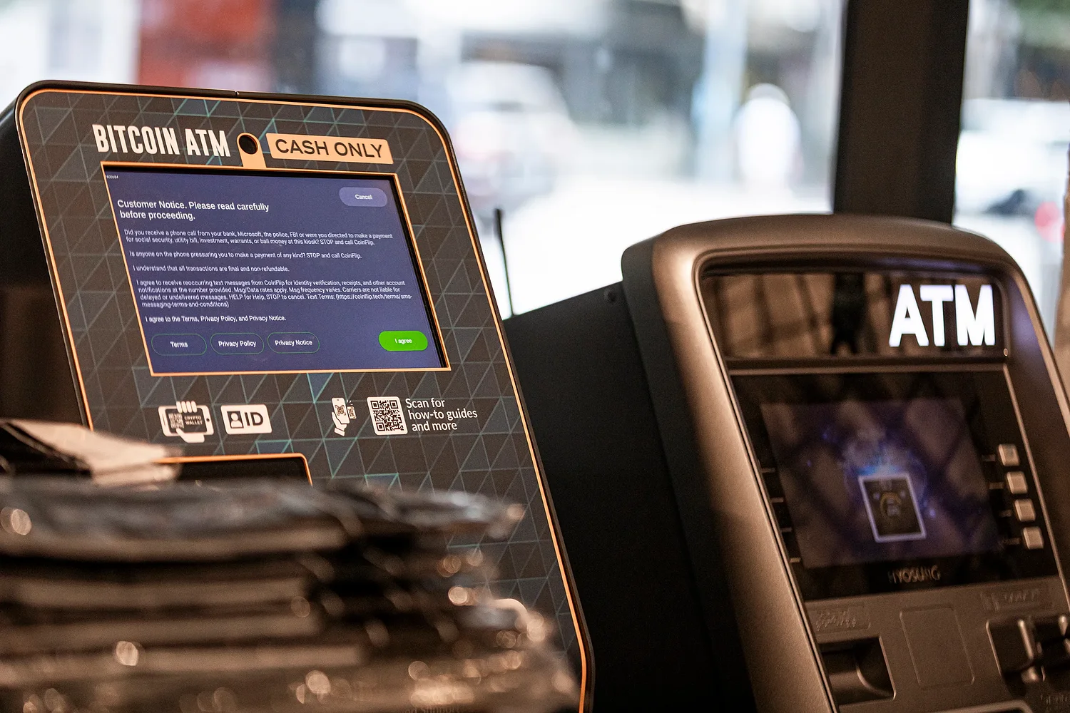 Crypto kiosks were used to scam $56 million from Texans last year. Lawmakers are calling for regulation.