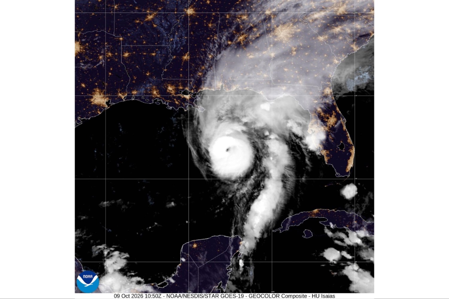 Isaias strengthens into Category 2 hurricane on collision course with the Gulf Coast