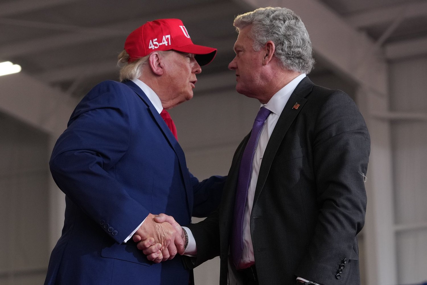 Trump's new pitch for Republican candidates — they're really good looking