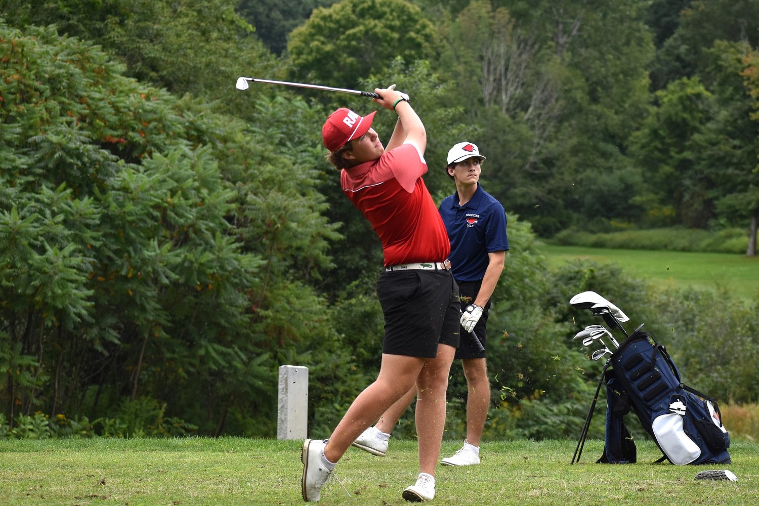 H.S. golf: Brayden Fennessy fires one-under par 34, Hampshire takes down Frontier at Cherry Hill