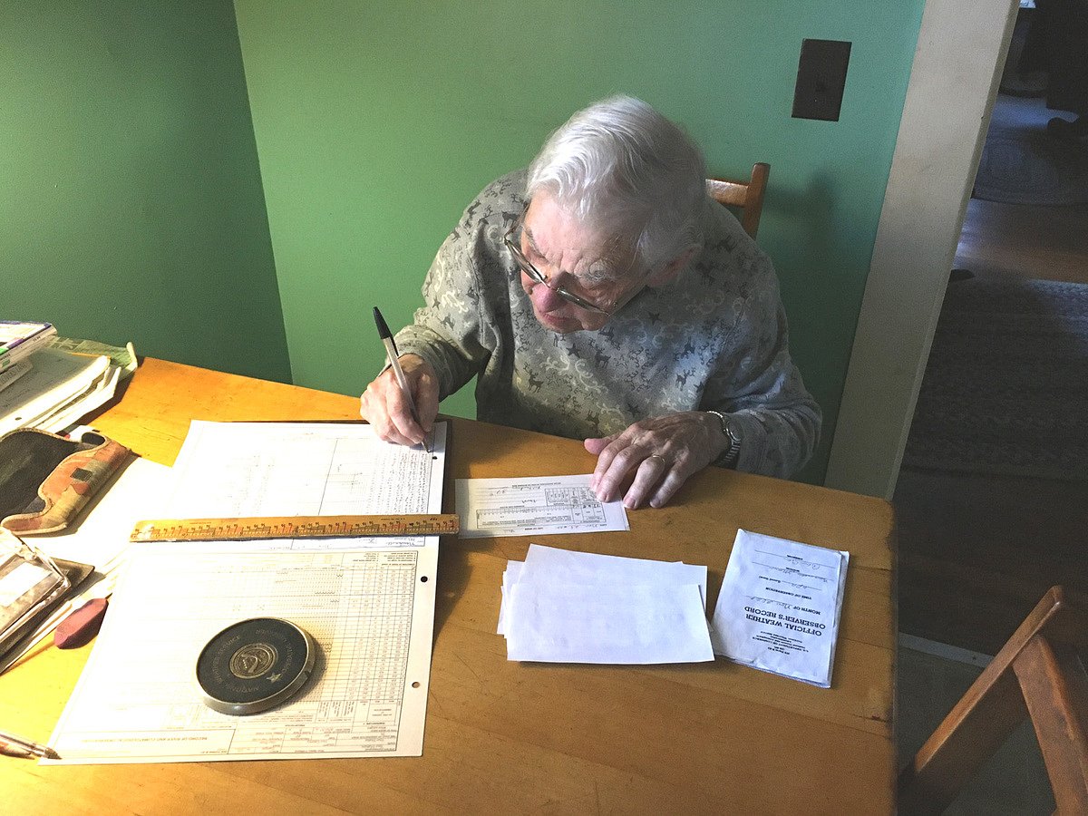 96-year-old Maine woman is done watching weather for NOAA