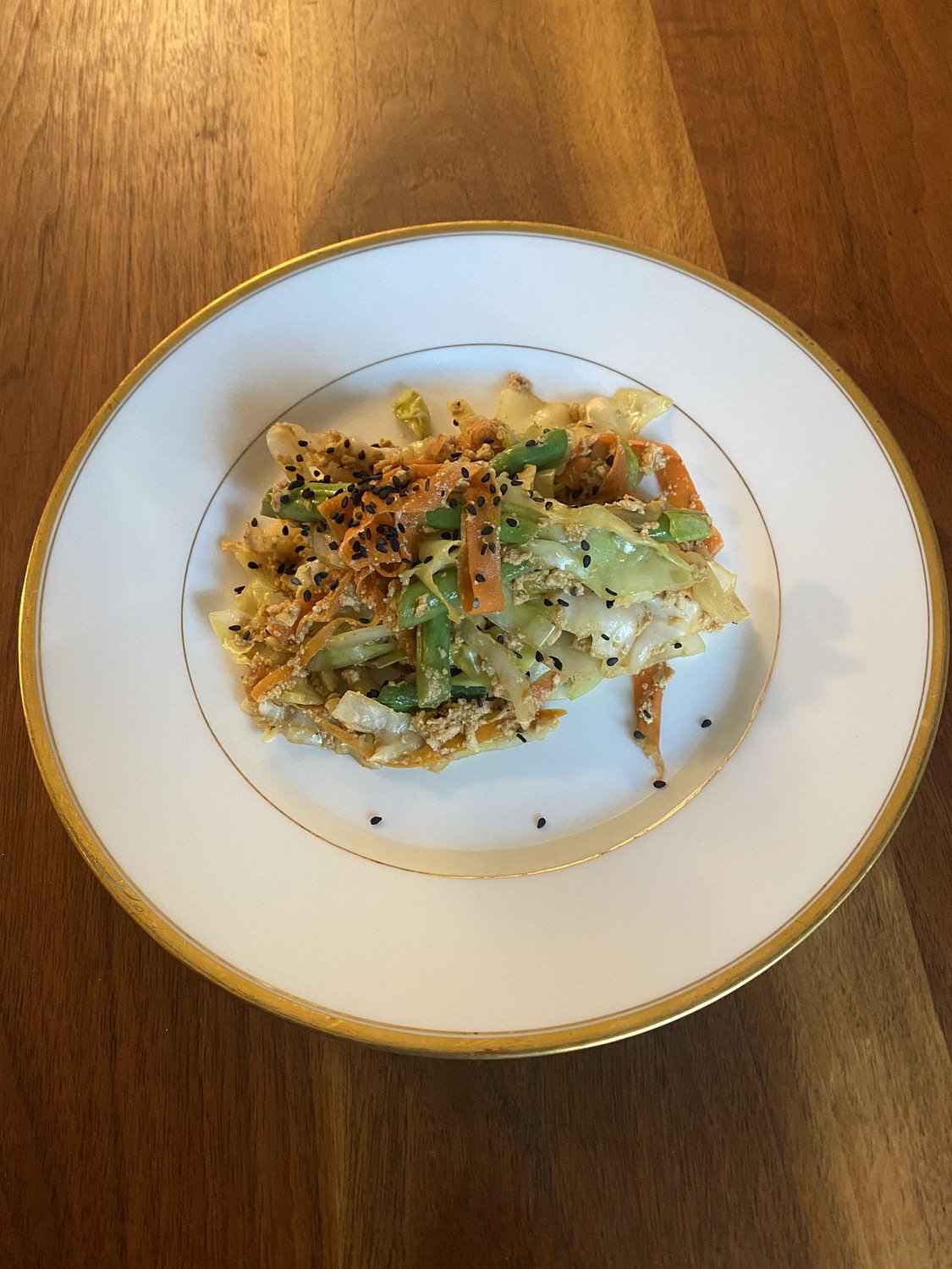RECIPE FOR A HEALTHY PLANET: Alex and Lisa Murray – a quick cabbage tofu stir-fry