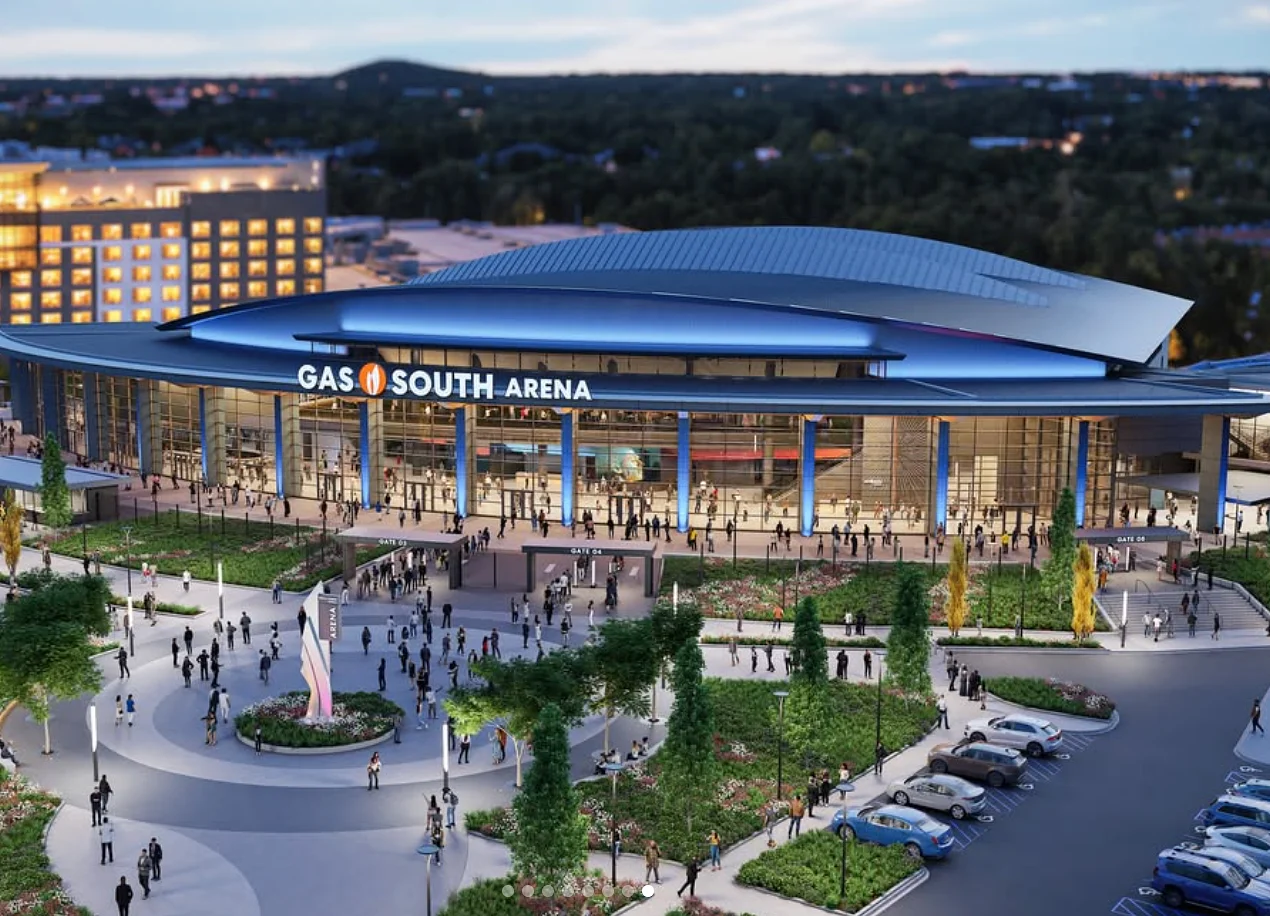 Gas South Arena begins $175M renovation project, including new parking deck