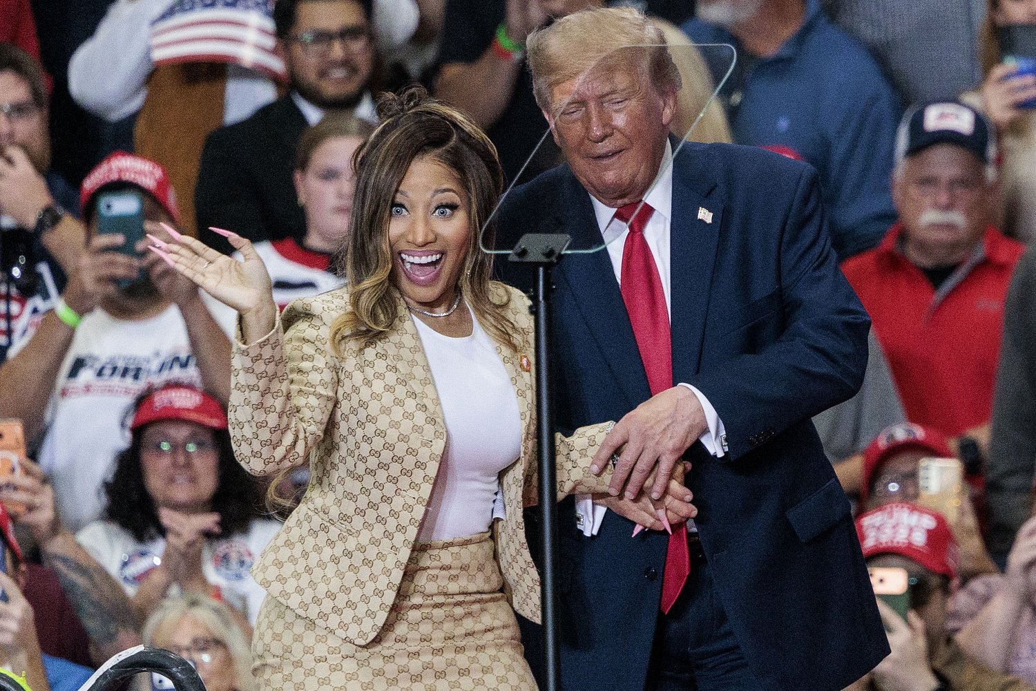 Figures calls on Marques to condemn Trump’s Nicki Minaj comments