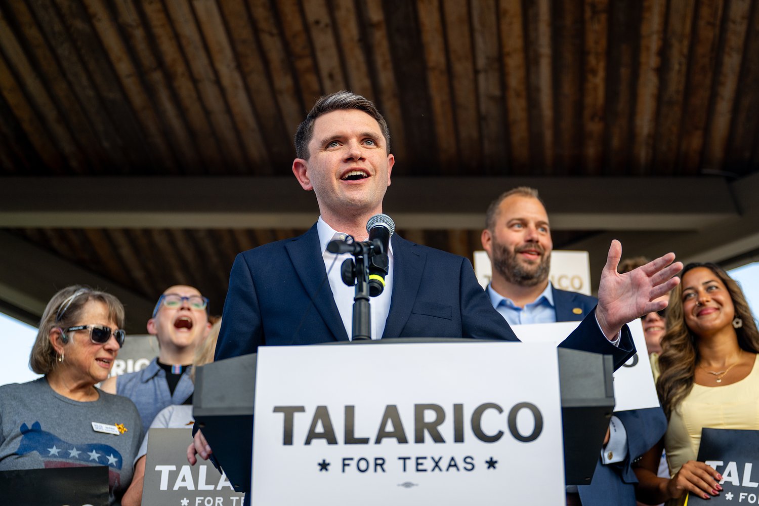 Talarico reaffirms support for conditioning aid to Israel