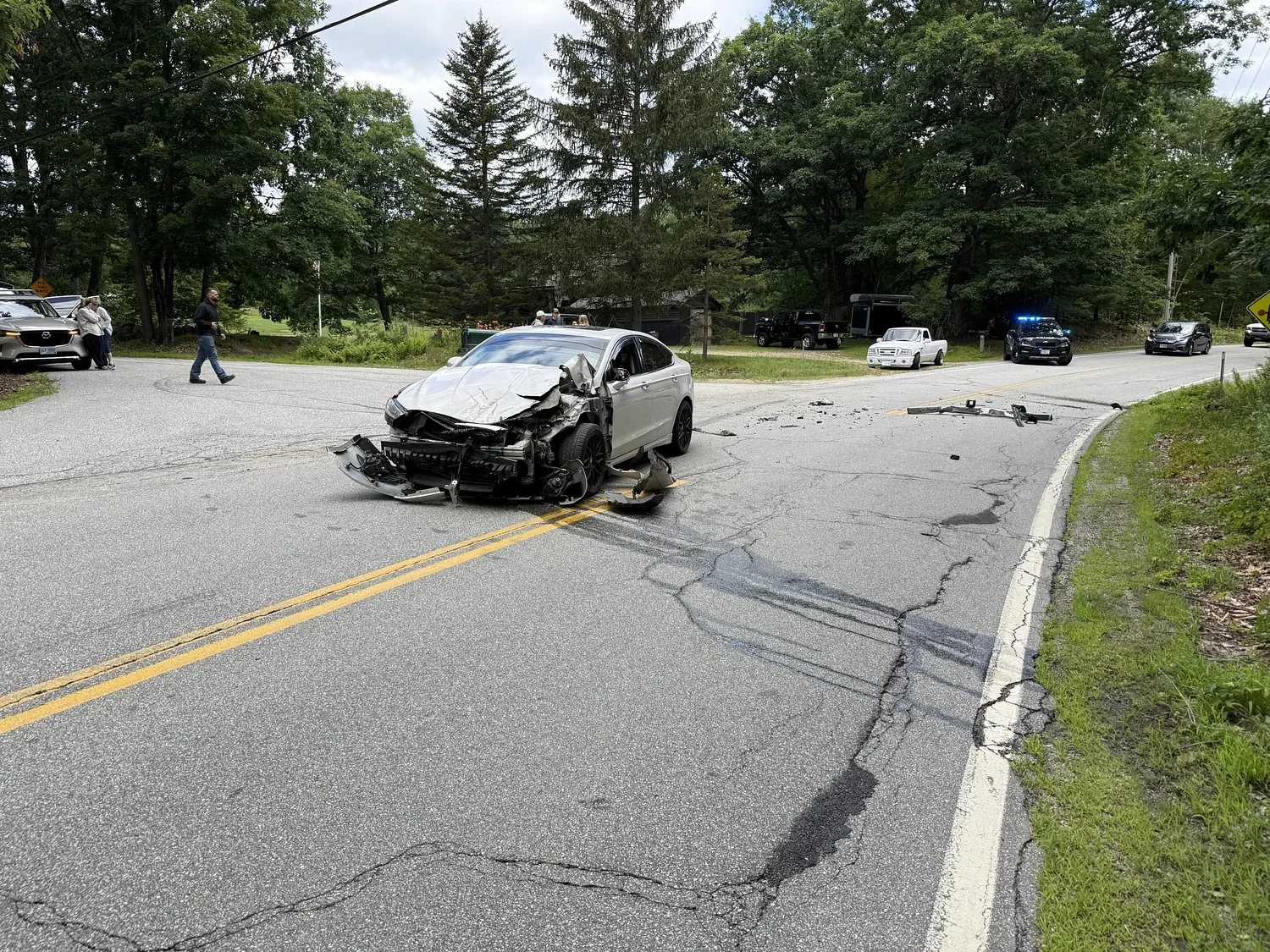 Failure to yield causes multi-vehicle crash in New Ipswich
