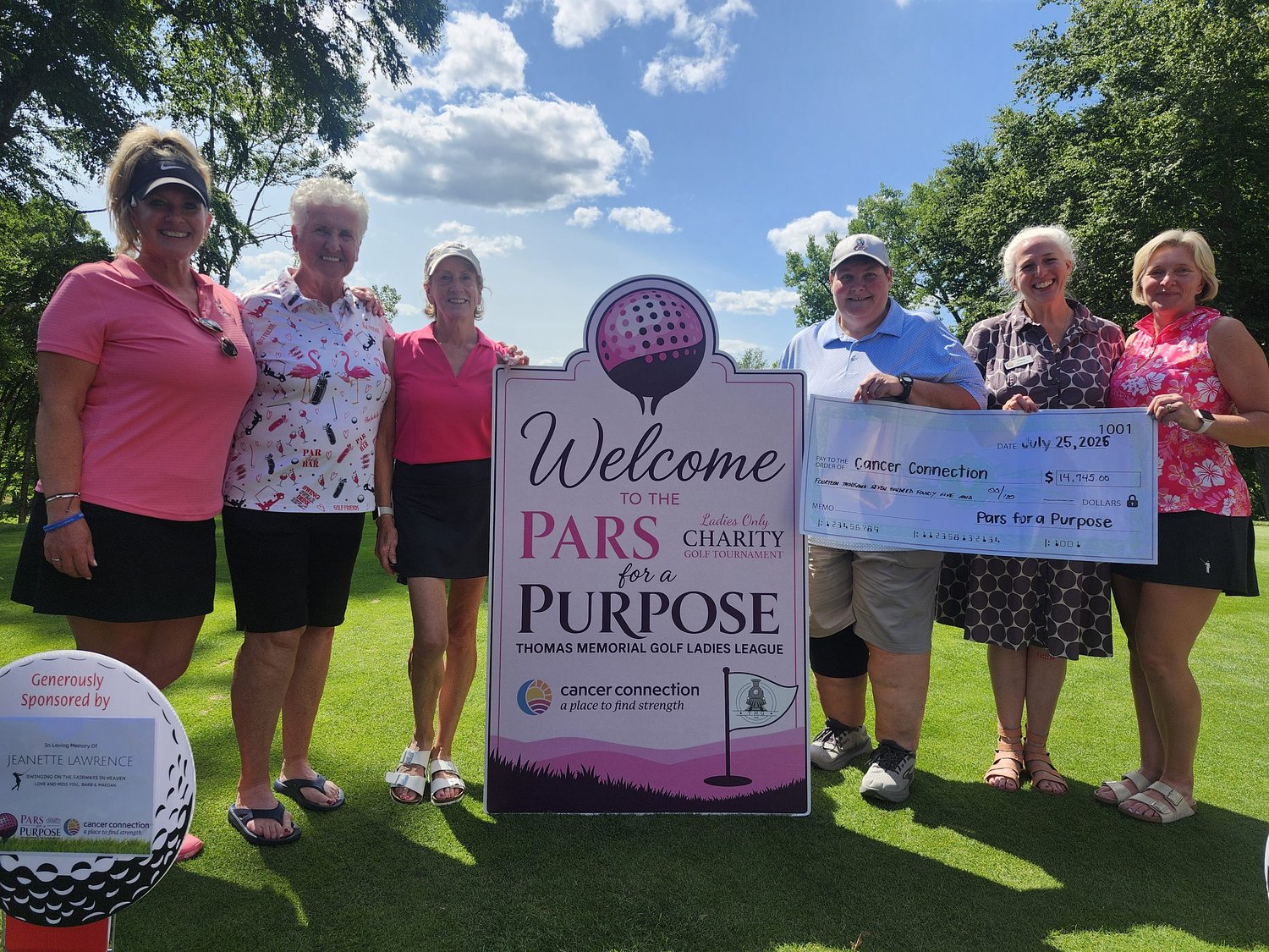 Pars for a Purpose charity golf tournament raises $14,745 for Cancer Connection