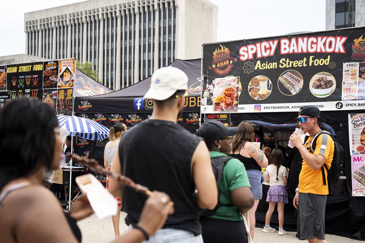 Grand Rapids Foodie Fest kicks off with music, tacos and Korean corn dogs