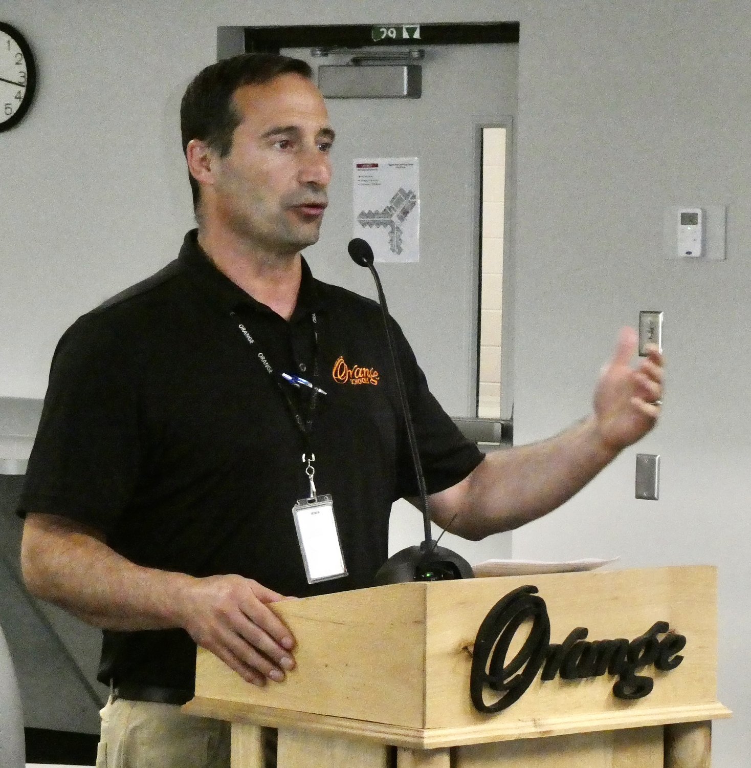 Orange school board recognizes state qualifiers in boys tennis, girls track