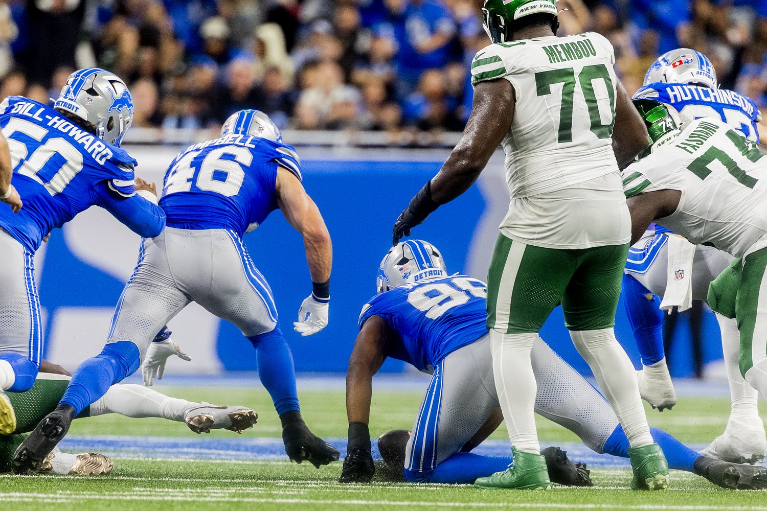 Overheard inside the Lions’ locker room: Getting weird and just standing there