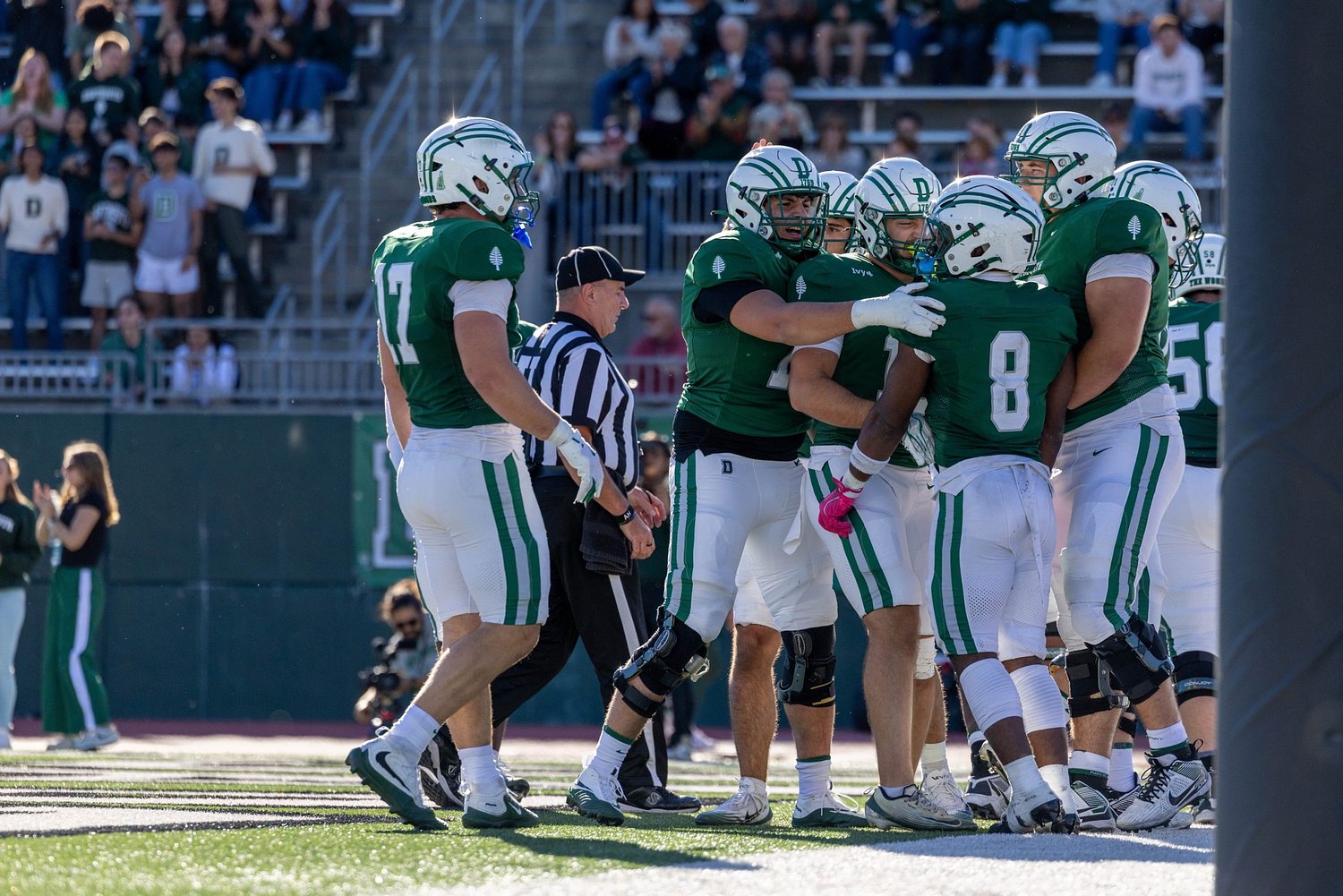 Dartmouth football steps up late to secure first victory of the season