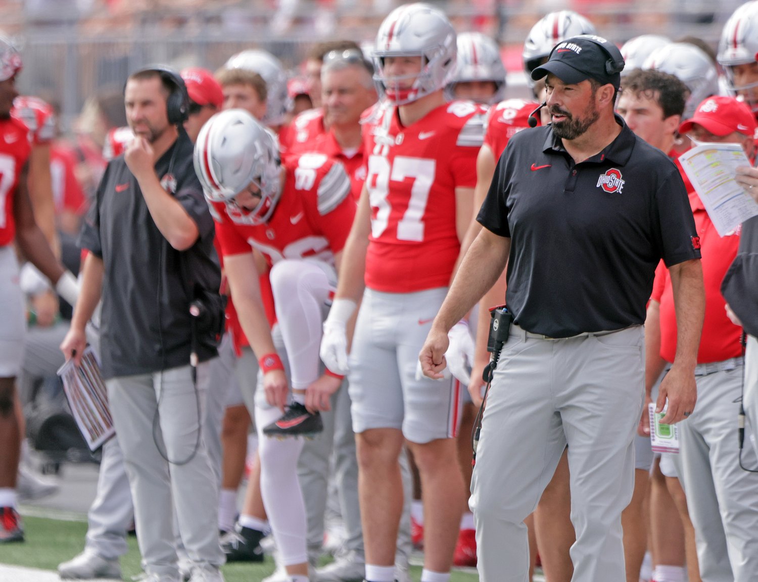 Everything Ohio State coach Ryan Day said after the team’s 42-19 win over Illinois