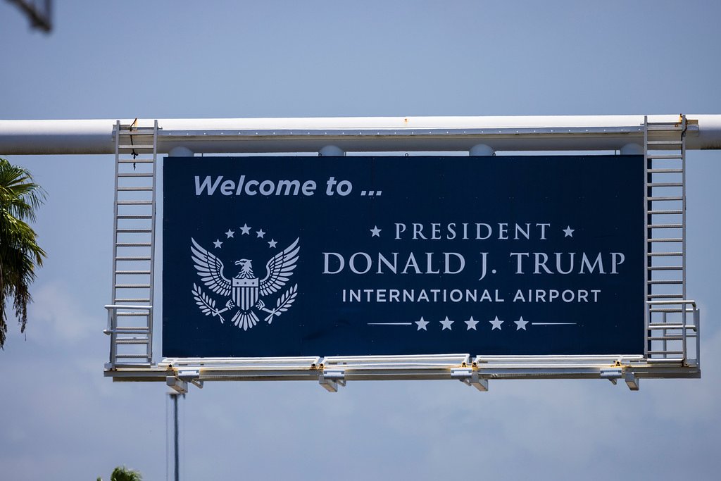 South Florida's Palm Beach airport renamed President Donald J. Trump International