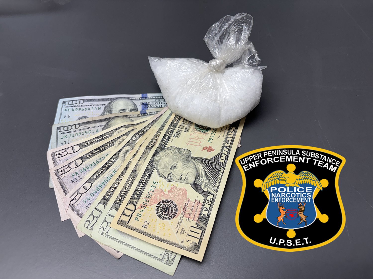 Quarter pound of meth seized following Mackinac County traffic stop