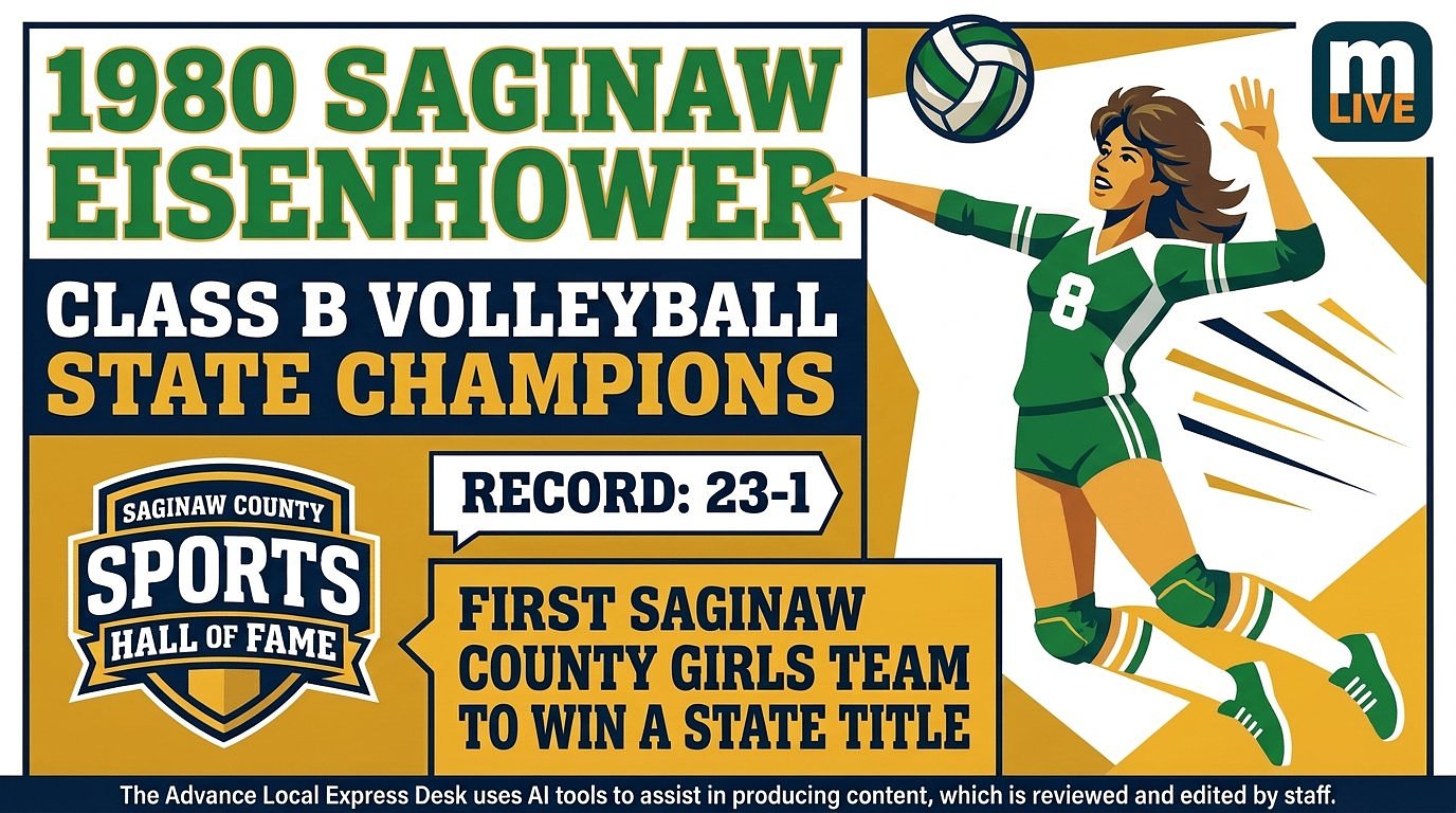 Trailblazing 1980 Eisenhower volleyball team inducted into Saginaw Sports Hall of Fame